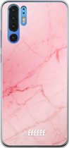Huawei P30 Pro Hoesje Transparant TPU Case - Coral Marble #ffffff
