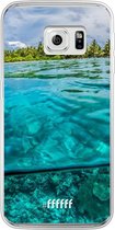 Samsung Galaxy S6 Edge Hoesje Transparant TPU Case - Beautiful Maldives #ffffff