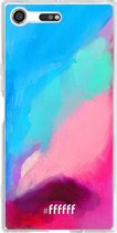 Sony Xperia XZ Premium Hoesje Transparant TPU Case - Abstract Hues #ffffff