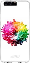 Huawei P10 Hoesje Transparant TPU Case - Rainbow Pompon #ffffff