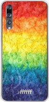 Huawei P20 Pro Hoesje Transparant TPU Case - Rainbow Veins #ffffff