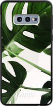 Samsung Galaxy S10e Hoesje TPU Case - Tropical Plants #ffffff