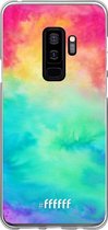 Samsung Galaxy S9 Plus Hoesje Transparant TPU Case - Rainbow Tie Dye #ffffff