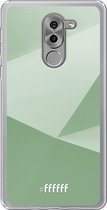 Honor 6X Hoesje Transparant TPU Case - Fresh Geometric #ffffff