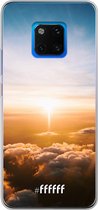 Huawei Mate 20 Pro Hoesje Transparant TPU Case - Cloud Sunset #ffffff
