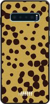 Samsung Galaxy S10 Plus Hoesje TPU Case - Cheetah Print #ffffff