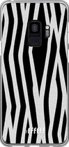 Samsung Galaxy S9 Hoesje Transparant TPU Case - Zebra Print #ffffff
