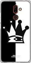 Nokia 7 Plus Hoesje Transparant TPU Case - Chess #ffffff