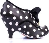 Irregular Choice Bright Eyes Polkadot 50's Pumps Zwart Wit