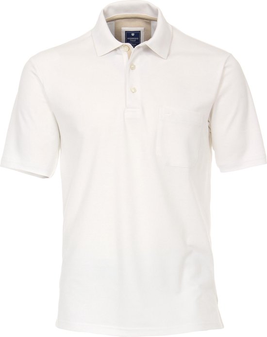 Redmond regular fit poloshirt - wit - Maat: XL