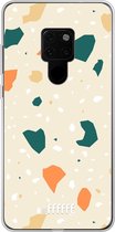 Huawei Mate 20 Hoesje Transparant TPU Case - Terrazzo N°1 #ffffff