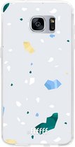 Samsung Galaxy S7 Hoesje Transparant TPU Case - Terrazzo N°2 #ffffff