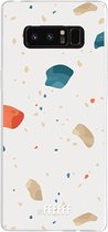 Samsung Galaxy Note 8 Hoesje Transparant TPU Case - Terrazzo N°3 #ffffff