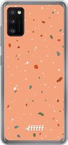 Samsung Galaxy A41 Hoesje Transparant TPU Case - Terrazzo N°10 #ffffff