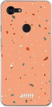 Google Pixel 3 XL Hoesje Transparant TPU Case - Terrazzo N°10 #ffffff