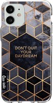 Casetastic Apple iPhone 12 Mini Hoesje - Softcover Hoesje met Design - don't quit your daydream Print
