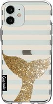 Casetastic Apple iPhone 12 Mini Hoesje - Softcover Hoesje met Design - Glitter Sirene Tail Print