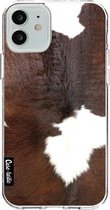 Casetastic Apple iPhone 12 / iPhone 12 Pro Hoesje - Softcover Hoesje met Design - Roan Cow Print