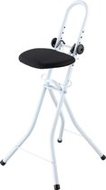 Wenko Hulpkruk 92,5 Cm Staal/katoen Wit/zwart