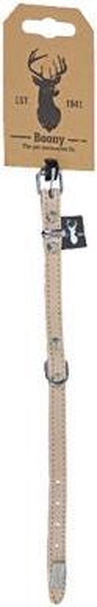 Boony Est. 1941 Halsband Leder - 30 mm/60 cm - Zand