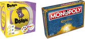 Spellenbundel - Bordspellen - 2 Stuks - Dobble Classic & Monopoly Efteling