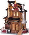 foto van Lemax Kerstdorp Lucy's Chocolate Shop - met verlichting