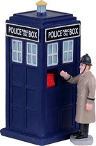 Lemax - Police Call Box- Set Of 2 - Kersthuisjes & Kerstdorpen