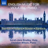 English Music For Viola Piano