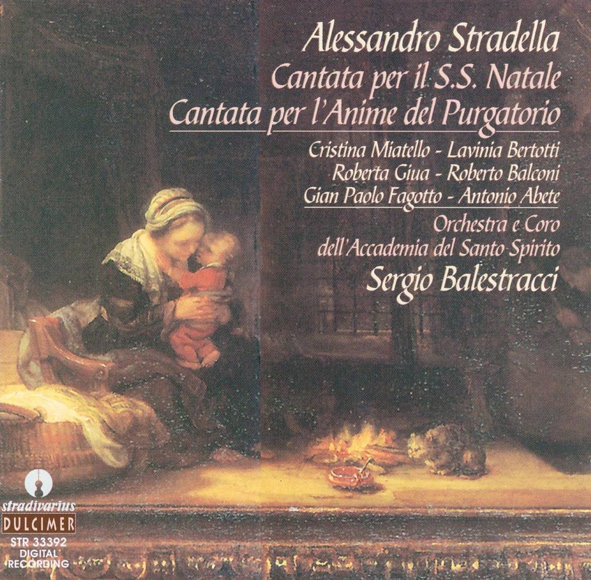Stradella: Cantata per il S. S. Natale, etc / Balestracci