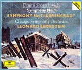 Shostakovich: Symphonies 1 & 7 / Bernstein, Chicago SO
