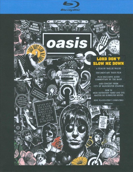 Cover van de film 'Oasis - Lord Don't Slow Me Down'