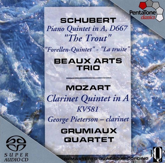 Schubert/Mozart: Quintets - Beaux Arts Trio/Pieterson Quartet -SACD- (Hybride/Stereo/5.1)