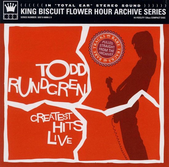 Greatest Hits Live (King Biscuit Flower Hour), Todd Rundgren CD (album) Muziek