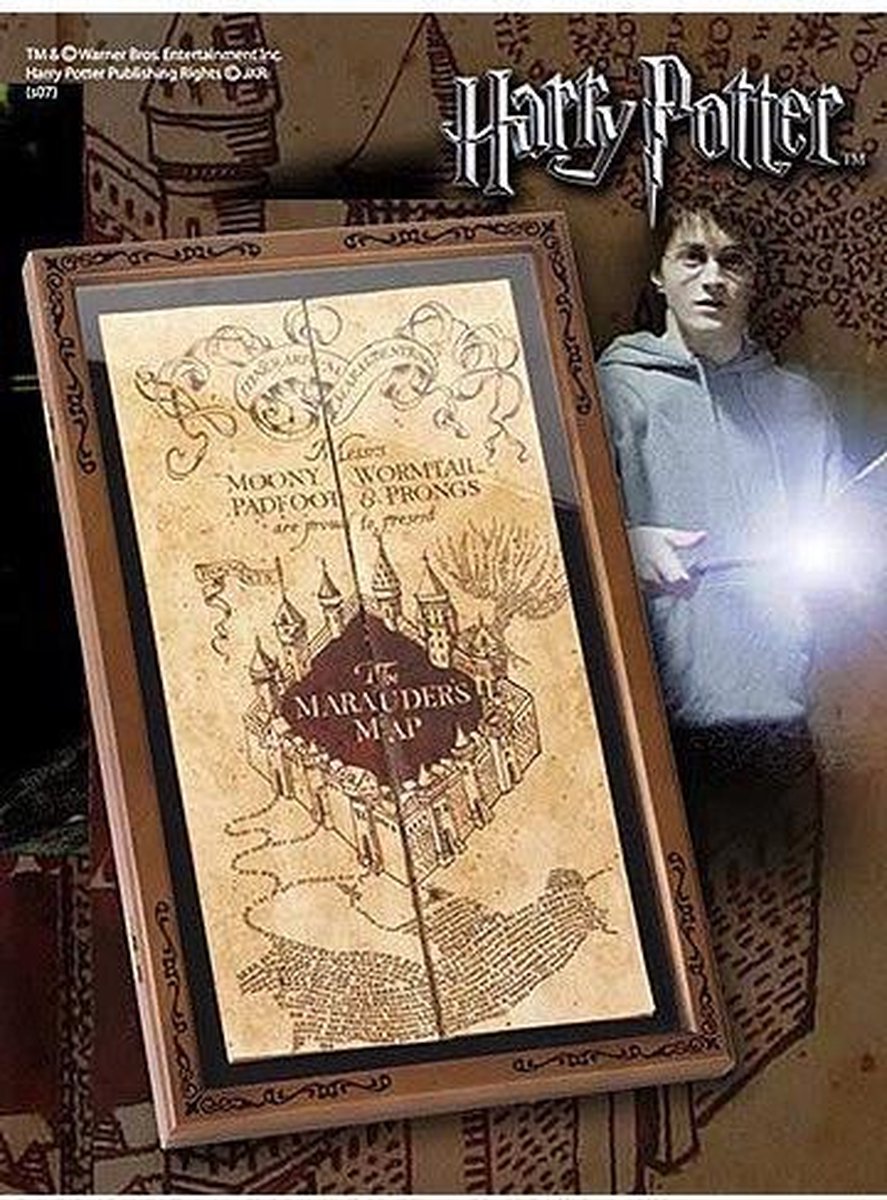 Coffret vitrine Carte du Maraudeur - Noble Collection - Harry