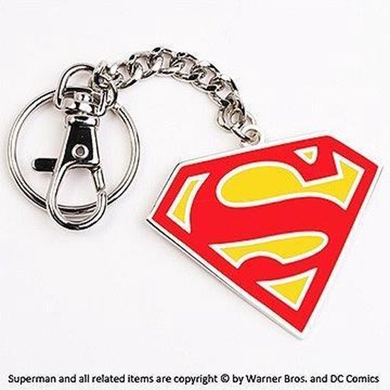 Porte- clés métal Superman Logo Rouge