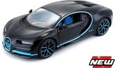 Maisto Bugatti Chiron 2018 Zero-400-Zero Montoya # 42 1:24 noir / bleu