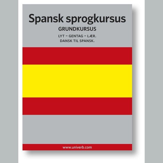 Spansk sprogkursus - cover