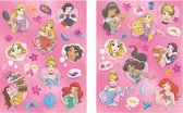 W&o Stickervel Prinses Junior 19 X 25,5 Cm Papier Roze 2 Stuks