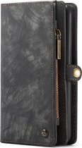 CaseMe Vintage Wallet Case Samsung Galaxy A40 (SM-A405) - Zwart