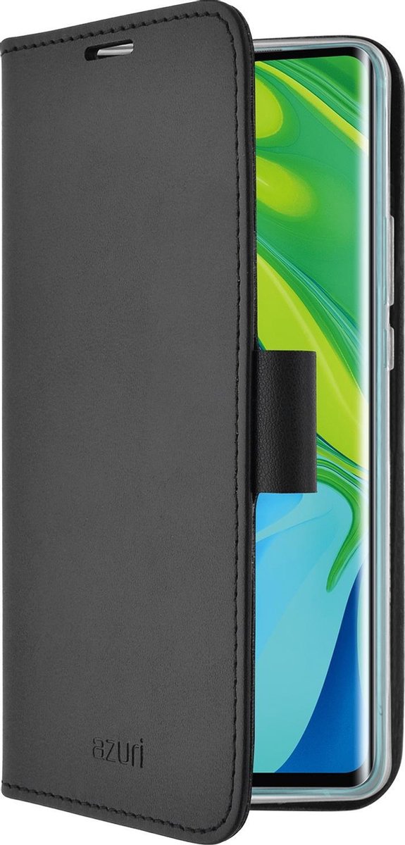 Azuri Xiaomi Mi Note 10/Note 10 pro hoesje - Walletcase - Zwart