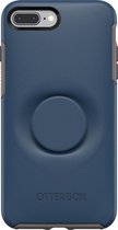 Otter + Pop Symmetry Case voor Apple iPhone 7 Plus / 8 Plus - Blauw