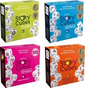 Spellenbundel - Dobbelspel - 4 Stuks - Rory's Story Cubes Actions, Voyages, Fantasia & Original