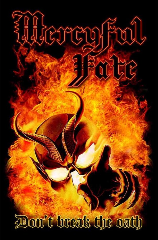 Mercyful Fate Textiel Poster Flag Don't Break The Oath Multicolours