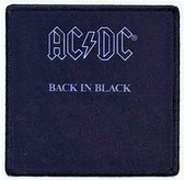 AC/DC Patch Back In Black Zwart