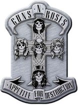 Guns N' Roses Pin Appetite Zilverkleurig