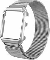 Milanese case band - zilver - Geschikt voor Apple Watch