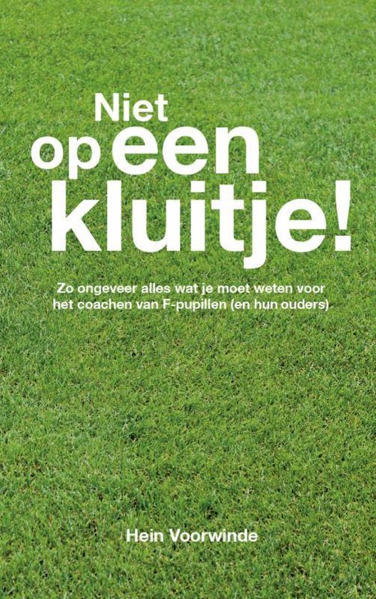 Niet op een kluitje! - cover