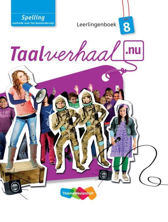 Boek cover Taalverhaal.nu  - Spelling 8 Leerlingenboek van Hetty van den Berg (Hardcover)