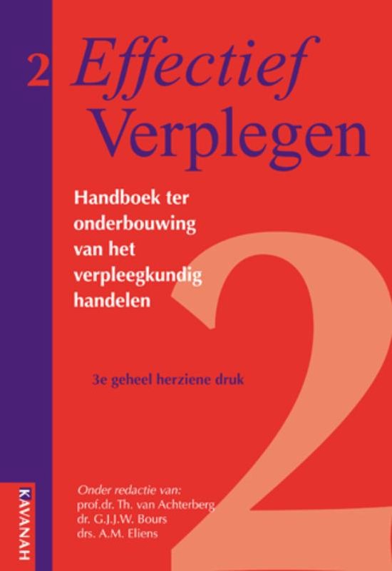 Effectief Verplegen - Effectief Verplegen Handboek ter onderbouwing van het verpleegkundig handelen
