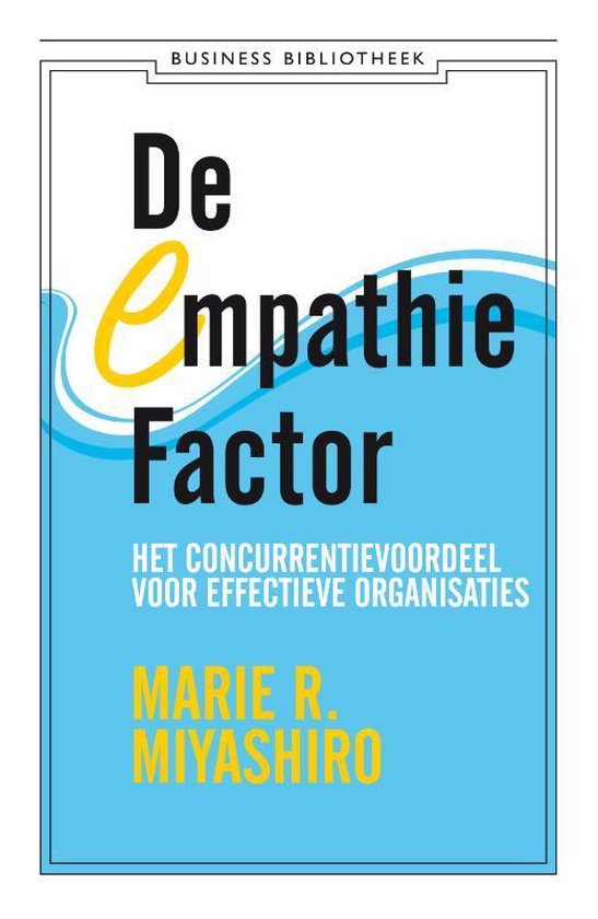 Cover van het boek 'De empathiefactor' van Marie R. Miyashiro